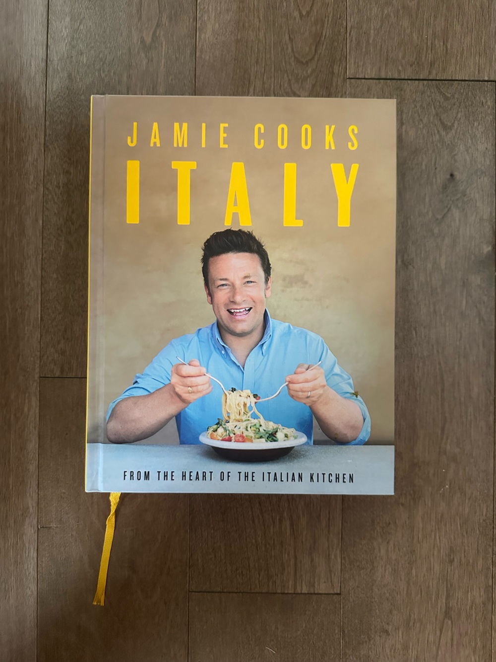 Jamie Cooks Italy hardcover cookbook